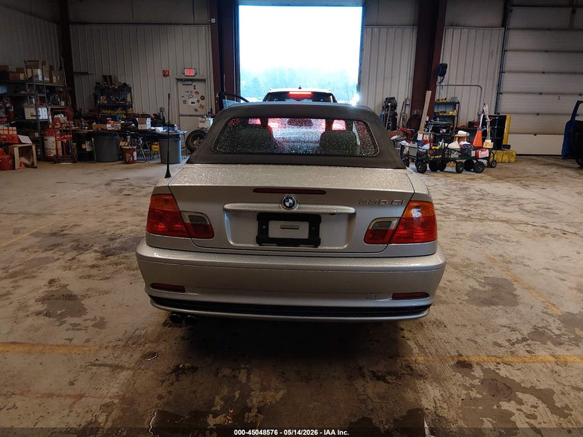 2001 BMW 330Ci VIN: WBABS53471JU82697 Lot: 45048576