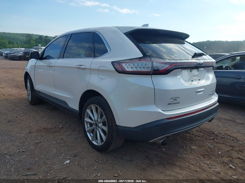 Vin: 2fmpk3k9xhbb71365, lot: 45546193, ford edge titanium 20173