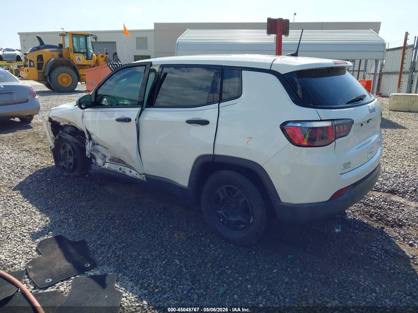 Vin: 3c4njcab5lt124986, lot: 45546298, jeep compass sport fwd 20203