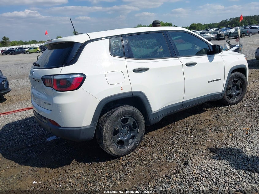 Vin: 3c4njcab5lt124986, lot: 45546298, jeep compass sport fwd 20204