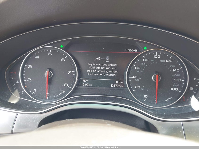 2012 Audi A7 Premium VIN: WAU2GAFC7CN106297 Lot: 45048771