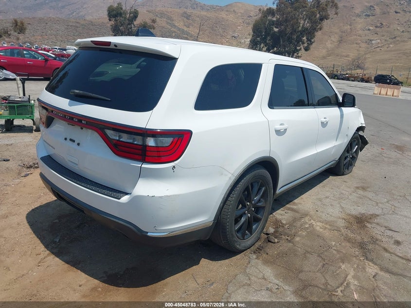Vin: 1c4rdhag6jc100478, lot: 45546313, dodge durango sxt 20184