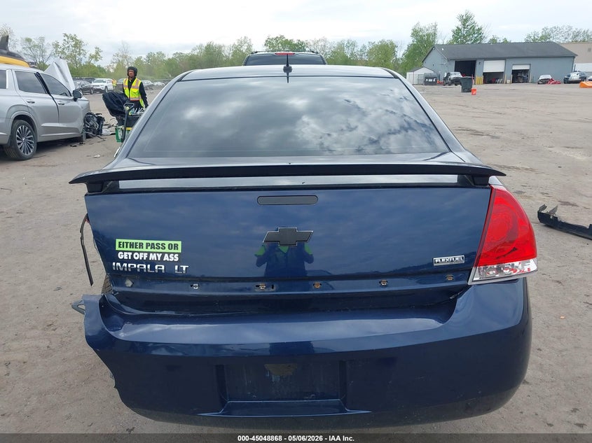 2009 Chevrolet Impala 3.5 Lt Blue Lot 111045048868 Vin 2G1WT57K791289720