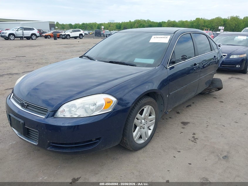 2009 Chevrolet Impala 3.5 Lt Blue Lot 111045048868 Vin 2G1WT57K791289720