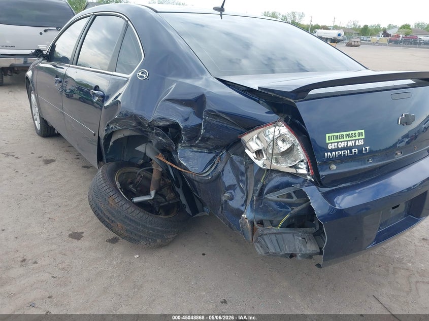 2009 Chevrolet Impala 3.5 Lt Blue Lot 111045048868 Vin 2G1WT57K791289720