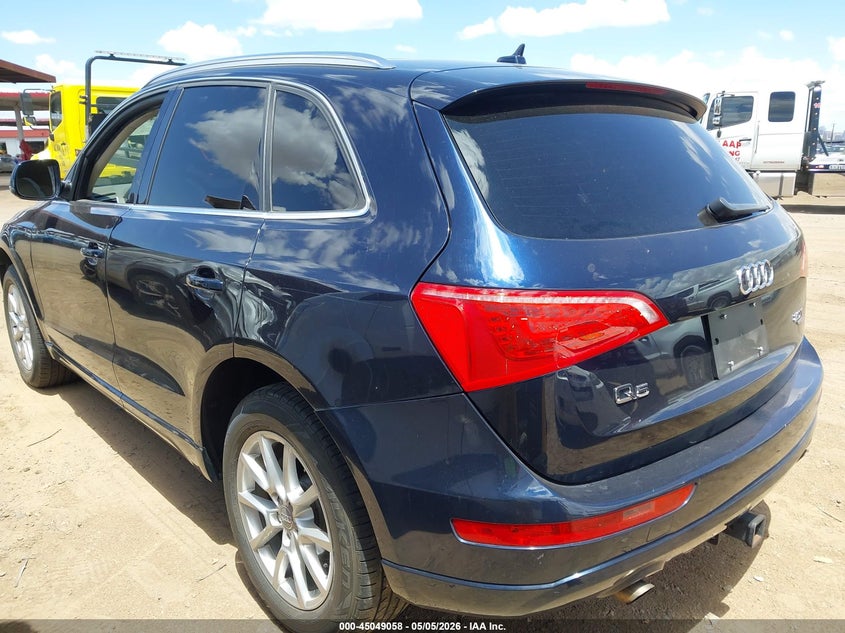 2011 Audi Q5 2.0 2.0T Premium blue Lot 111045049058 Vin WA1CFAFP1BA092913