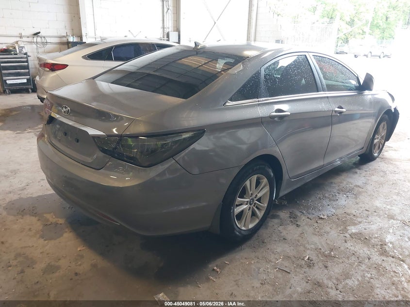 2012 Hyundai Sonata 2.4 Gls grey Lot 111045049081 Vin 5NPEB4AC7CH476673