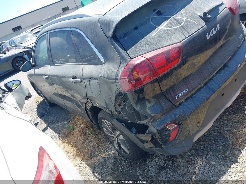 Vin: kndcb3lc7n5548411, lot: 45546718, kia niro lxs 20223