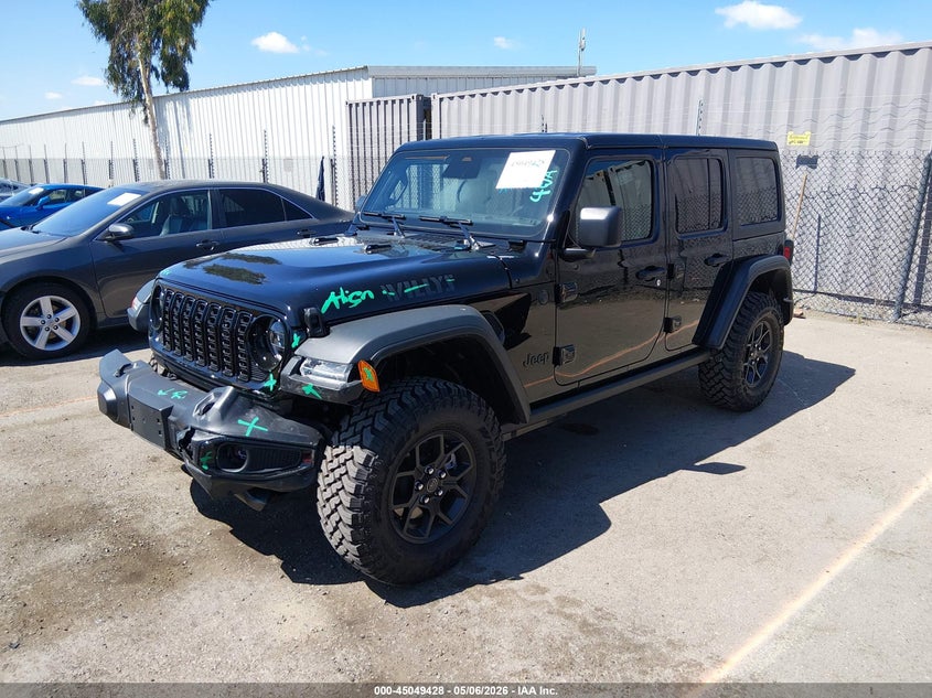 Vin: 1c4pjxdn1tw218444, lot: 45546958, jeep wrangler willys 20262