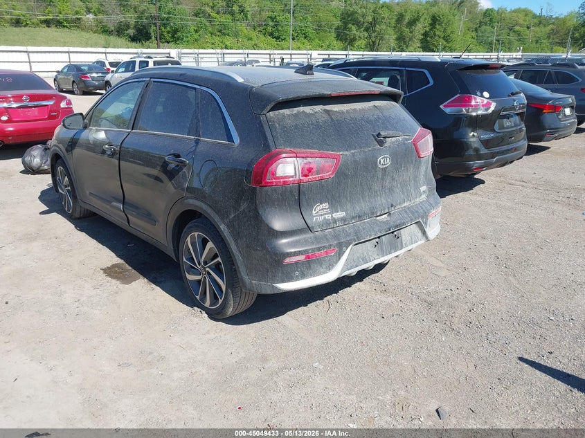 Vin: kndce3lc6j5136322, lot: 45546963, kia niro touring 20183