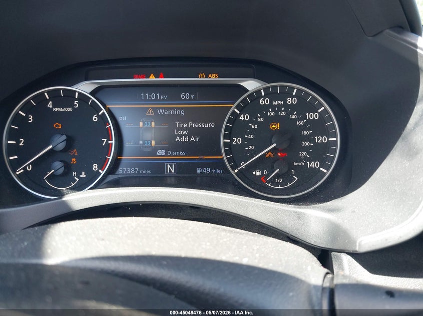 2022 NISSAN ALTIMA 2.5L I-4 DI, DOHC, V(VIN: 1N4BL4CV6NN324326