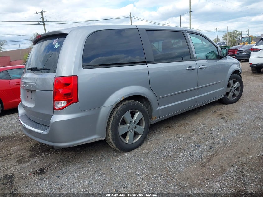 Vin: 2c4rdgbg7dr807352, lot: 45547093, dodge grand caravan se 20134