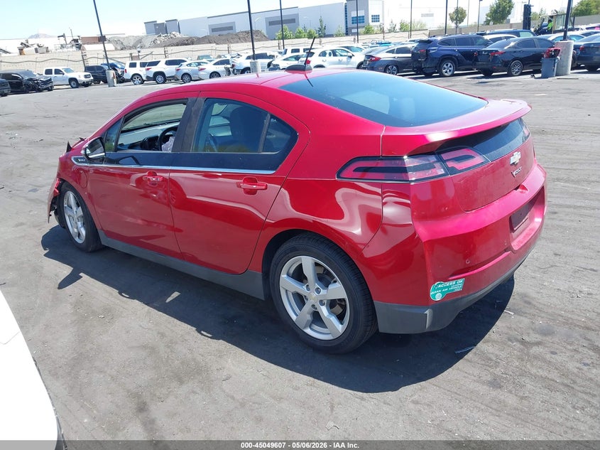 Vin: 1g1rc6e47fu106243, lot: 45547137, chevrolet volt 20153