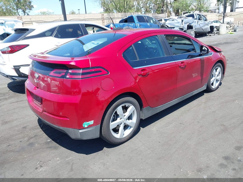 Vin: 1g1rc6e47fu106243, lot: 45547137, chevrolet volt 20154