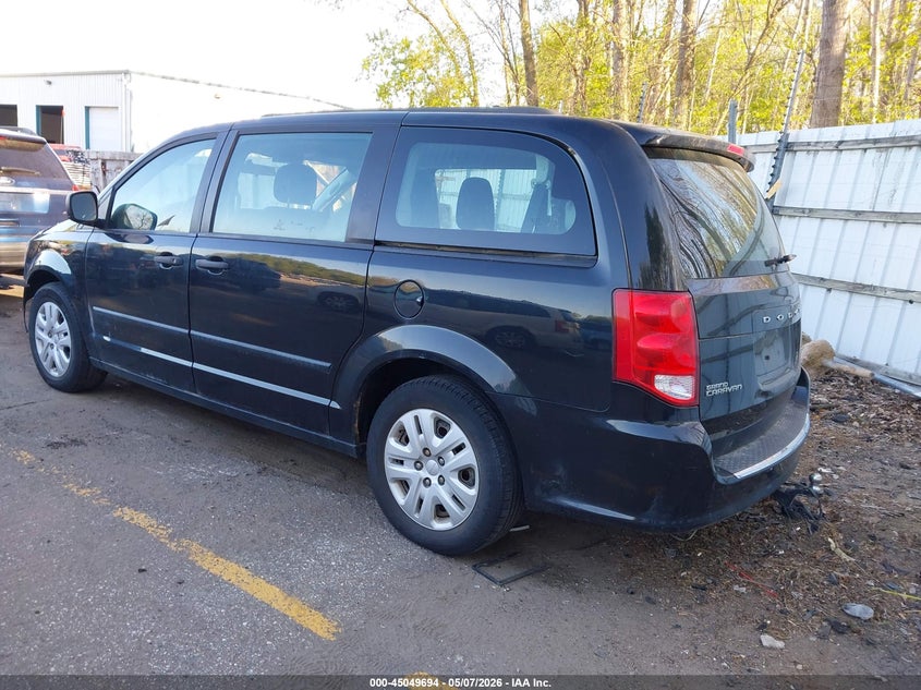 Vin: 2c4rdgbg8fr567652, lot: 45547224, dodge grand caravan se/sxt 20153