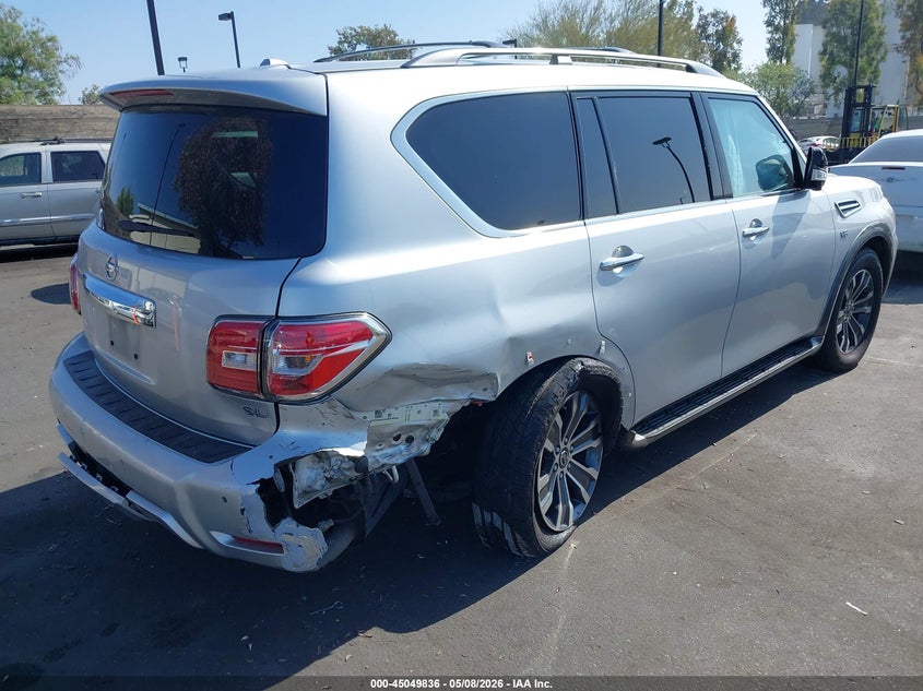 Vin: jn8ay2nc8h9500334, lot: 45547366, nissan armada sl 20174