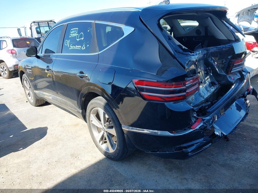 Vin: kmuhcescxmu070079, lot: 45547434, genesis gv80 3.5t awd advanced 20213