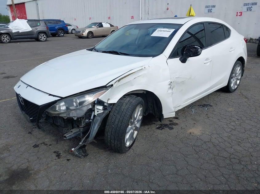 Vin: jm1bm1v30f1221445, lot: 45547696, mazda mazda3 s touring 20152