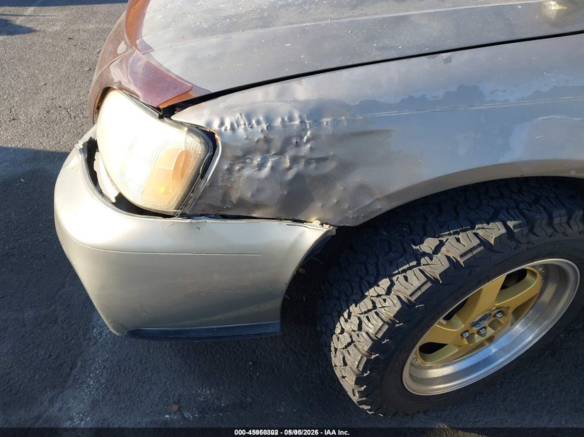 2004 SUBARU OUTBACK WAGON 3.0L H-6 DOHC, 212HP