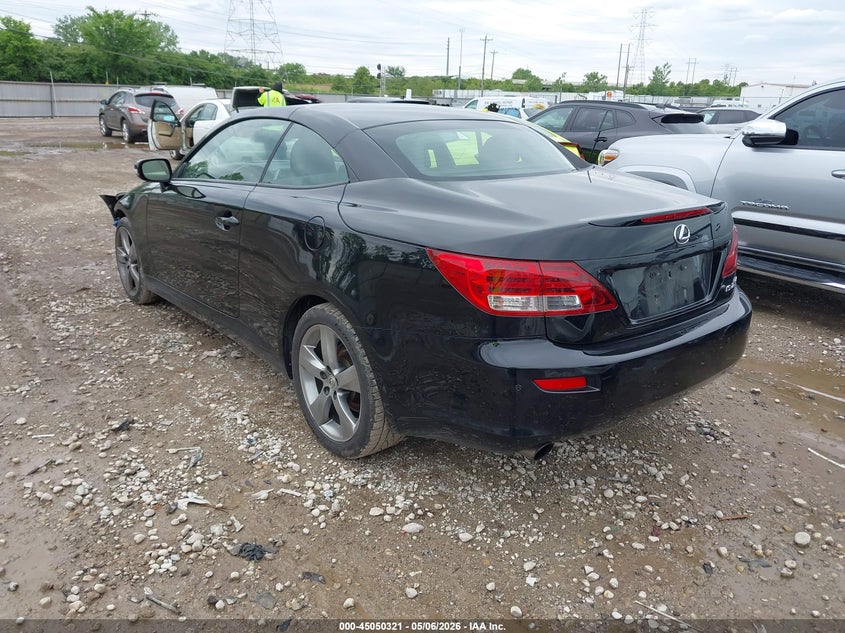 Vin: jthff2c23b2520359, lot: 45547851, lexus is 250c 20113
