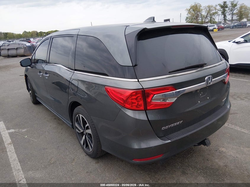 Vin: 5fnrl6h90jb011524, lot: 45547854, honda odyssey elite 20183