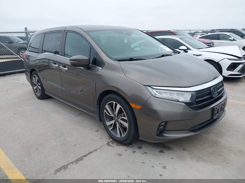 Vin: 5fnrl6h85mb038813, lot: 45548013, honda odyssey touring 20211