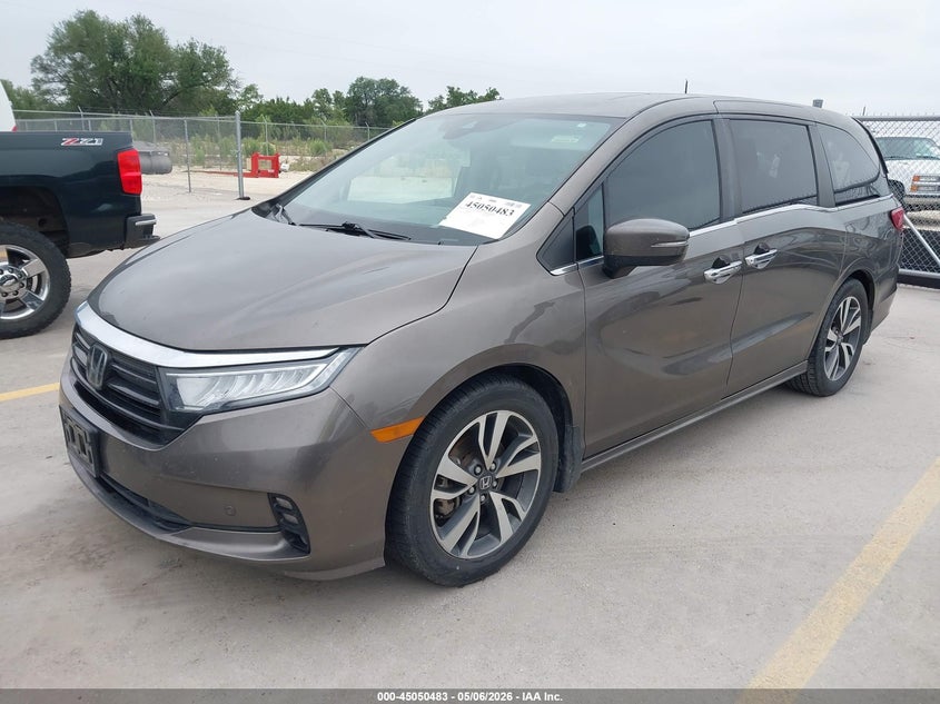 Vin: 5fnrl6h85mb038813, lot: 45548013, honda odyssey touring 20212