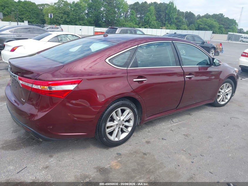 2014 TOYOTA AVALON SEDAN 3.5L V-6 DOHC, VVT, 268HP