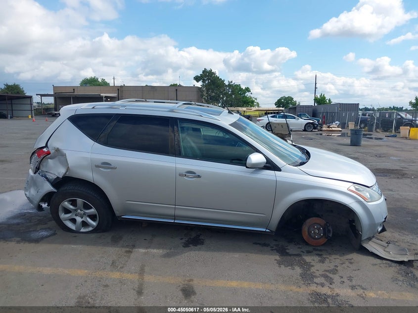 2006 Nissan Murano Se VIN: JN8AZ08W86W506334 Lot: 45050617