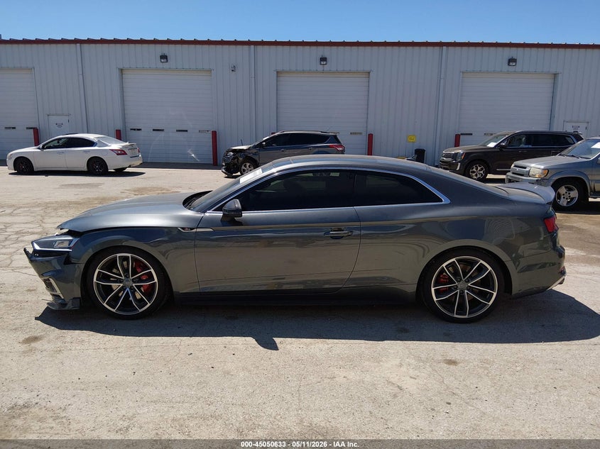 2018 Audi S5 3.0T Premium Plus VIN: WAUR4AF51JA002482 Lot: 45050633