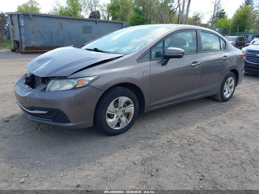 2014 Honda Civic Lx 19XFB2F53EE030529 photo 1