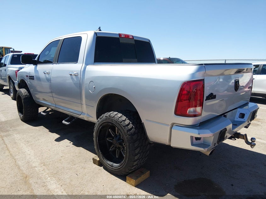 Vin: 1c6rr7lm9gs174286, lot: 45548277, ram 1500 big horn 20163