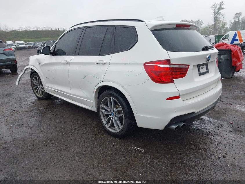 Vin: 5uxwx9c5xg0d72765, lot: 45548309, bmw x3 xdrive28i 20163