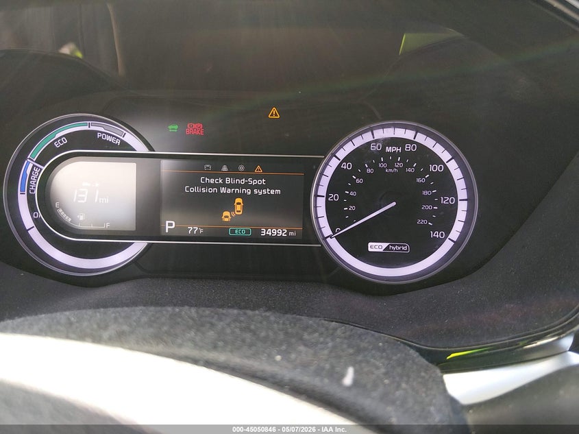 2021 KIA NIRO 1.6L I-4 DI, DOHC, V(VIN: KNDCB3LCXM5471418