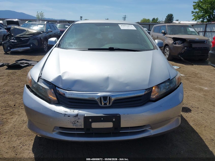 2HGFB2F54CH558583 2012 Honda Civic 1.8 Lx silver