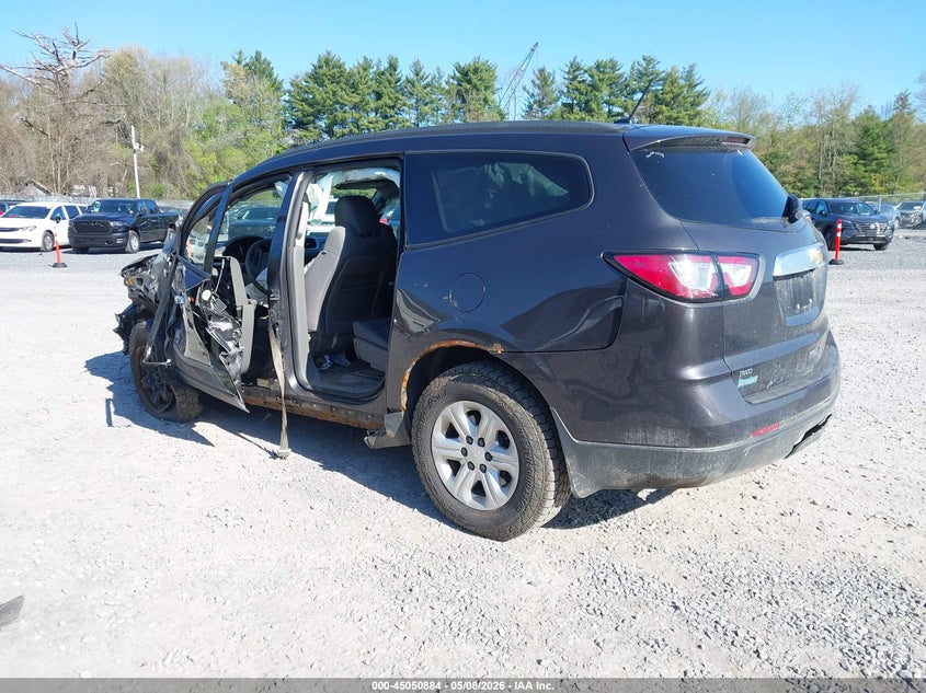 Vin: 1gnkvfed5ej209882, lot: 45548414, chevrolet traverse ls 20143
