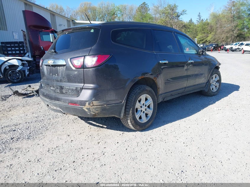 Vin: 1gnkvfed5ej209882, lot: 45548414, chevrolet traverse ls 20144