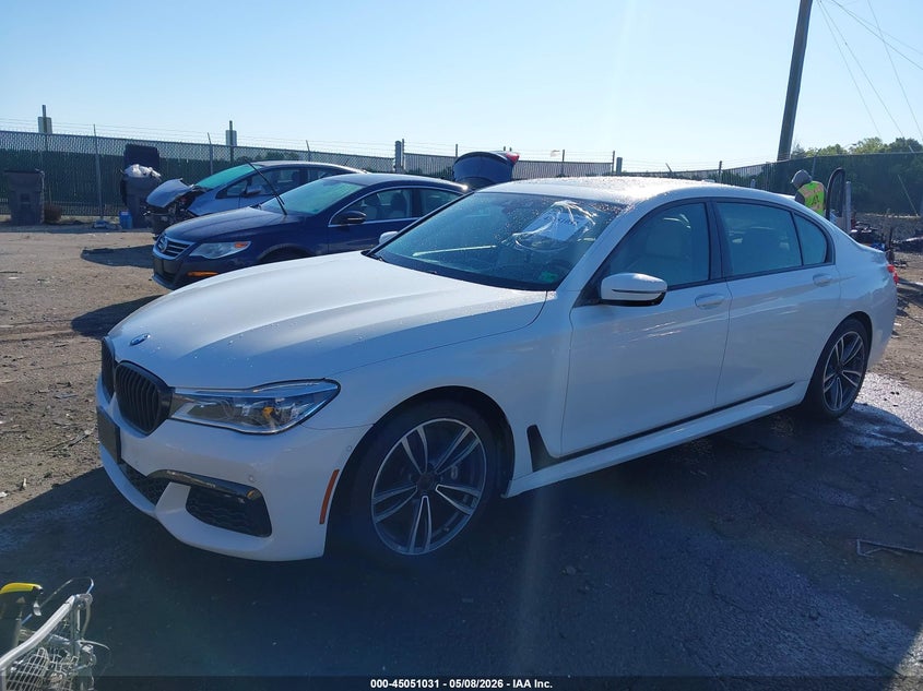 Vin: wba7f0c59ggl99185, lot: 45548561, bmw 750i 20162