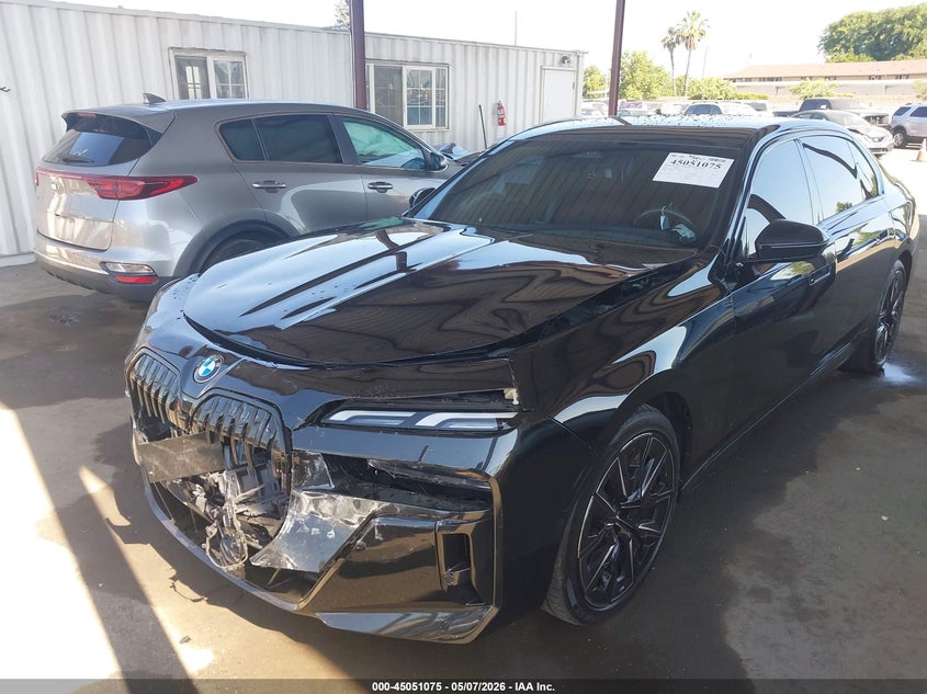 Vin: wba23eh06pcm76129, lot: 45548605, bmw 740 i 20232