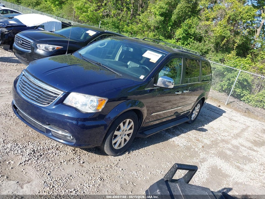 Vin: 2c4rc1cg2cr411326, lot: 45548718, chrysler town & country touring-l 20122