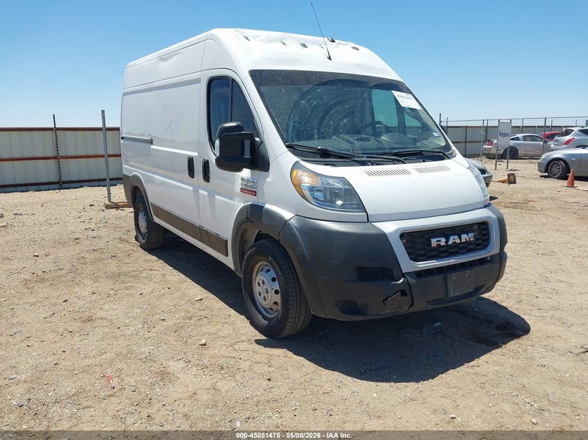 Vin: 3c6trvbg3ke515358, lot: 45549005, ram promaster 1500 high roof 136 wb 2019 img_1