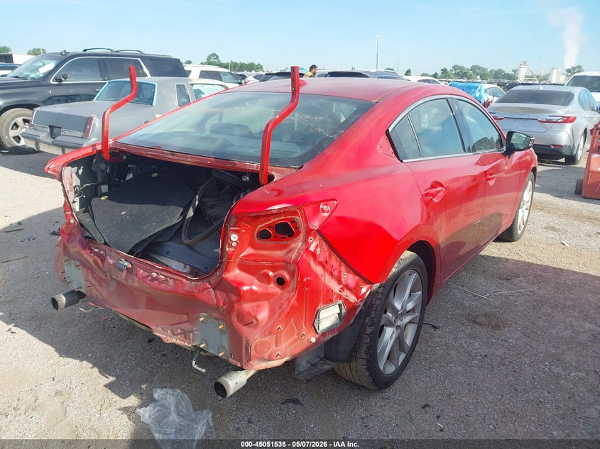 Vin: jm1gj1v58g1404433, lot: 45549068, mazda mazda6 i touring 20164