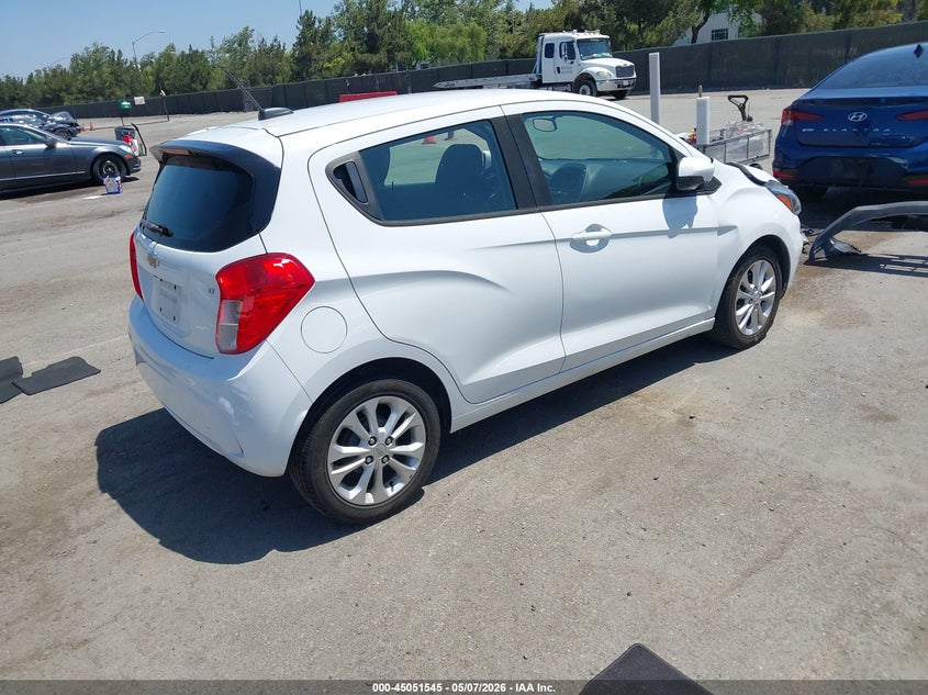2020 CHEVROLET SPARK HATCHBACK 1.4L I-4 DOHC, VVT, 98HP