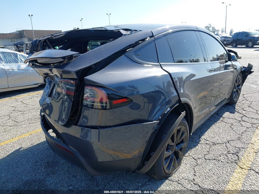 Vin: 7saxcbe56nf334115, lot: 45549151, tesla model x dual motor all-wheel drive 20224