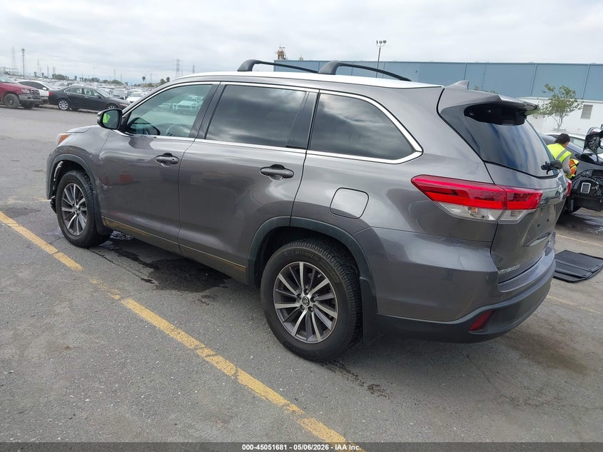 Vin: 5tdjzrfh7hs473205, lot: 45549211, toyota highlander xle 20173