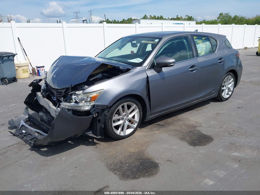 Vin: jthkd5bhxg2267298, lot: 45549226, lexus ct 200h 20162