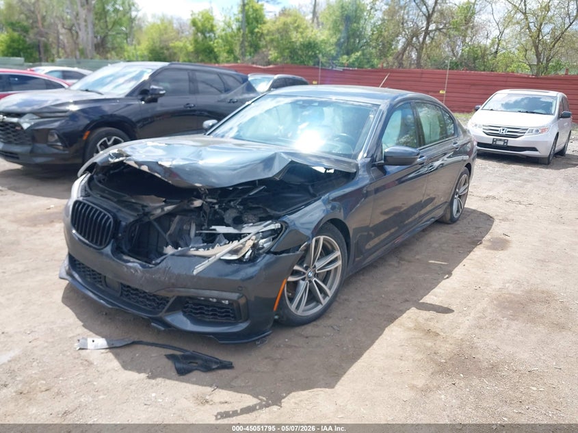 Vin: wba7f2c50kb240475, lot: 45549325, bmw 750i xdrive 20192
