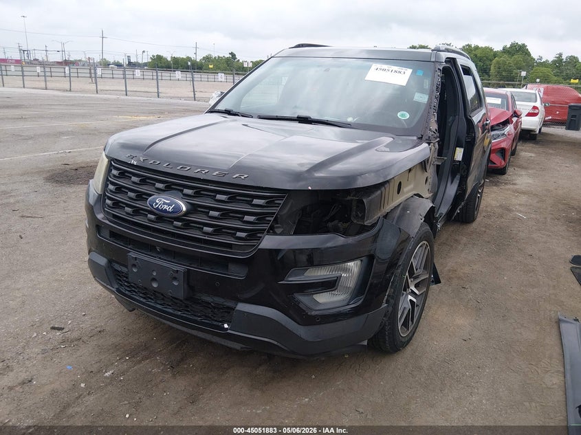 Vin: 1fm5k8gt8ggc02032, lot: 45549412, ford explorer sport 20162