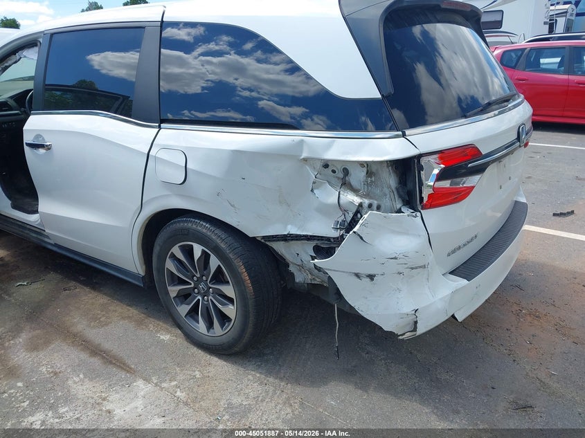 2022 Honda Odyssey Ex-L VIN: 5FNRL6H79NB014121 Lot: 45051887