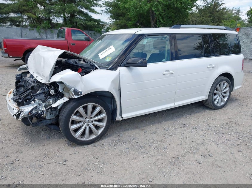 Vin: 2fmhk6c82dbd23077, lot: 45549418, ford flex sel 20132